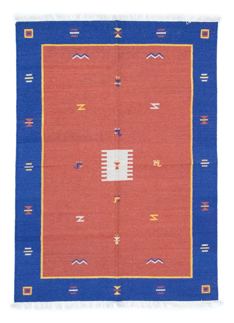 Kelim Rug - Trendy - 200 x 140 cm - red