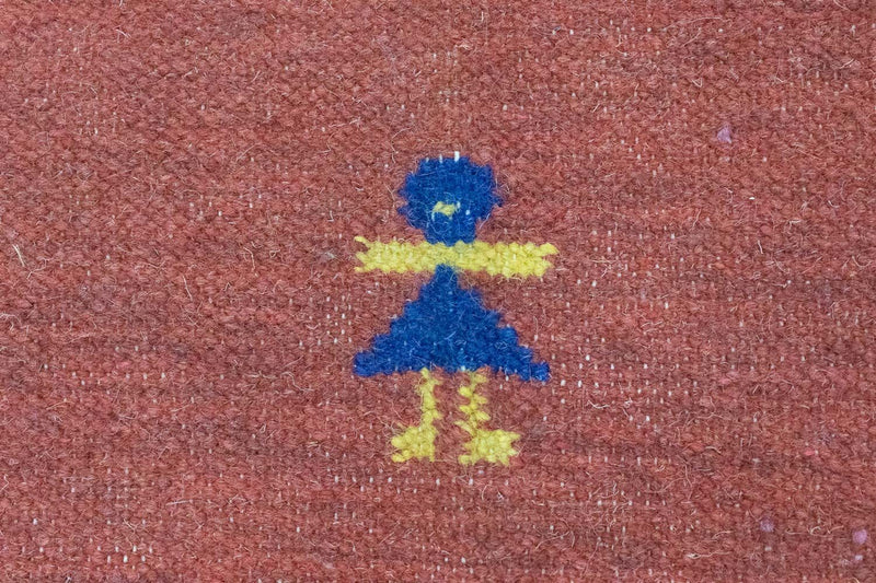 Kelim Rug - Trendy - 200 x 140 cm - red