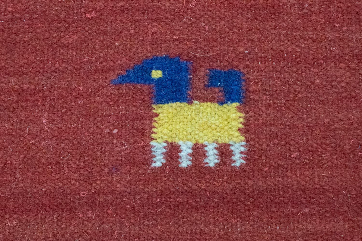 Kelim Rug - Trendy - 200 x 140 cm - red