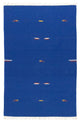 Kelim Teppich - Trendy 180 x 120 cm - blau