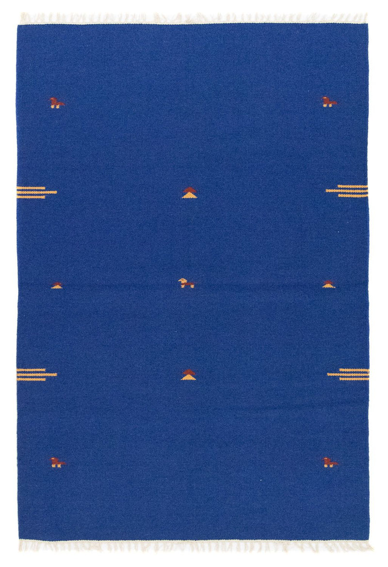 Kelim Rug - Trendy - 180 x 120 cm - blue