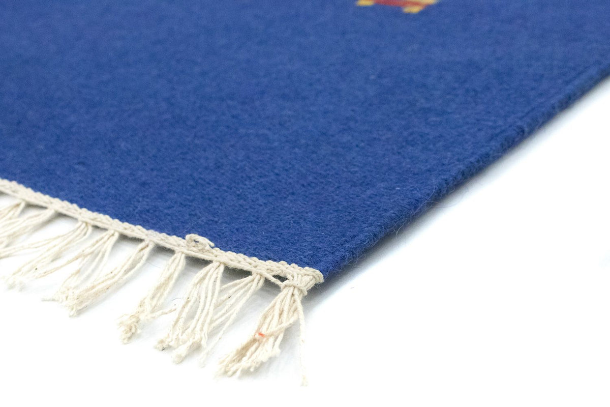 Kelim Rug - Trendy - 180 x 120 cm - blue