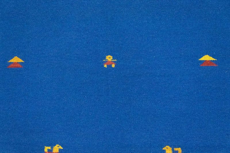 Kelim Rug - Trendy - 180 x 120 cm - blue