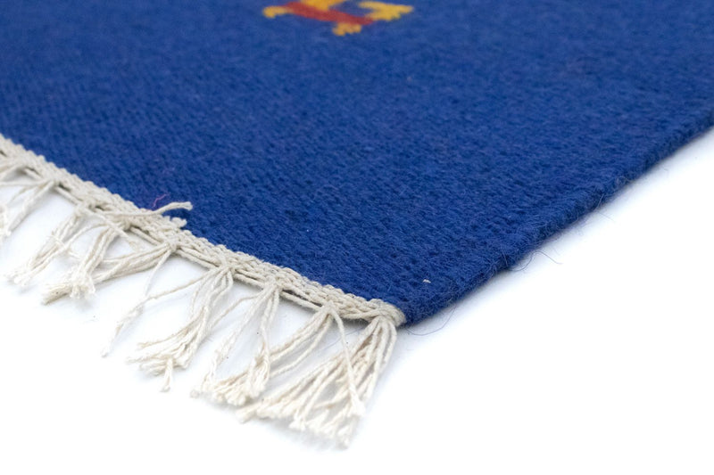 Kelim Rug - Trendy - 180 x 120 cm - blue