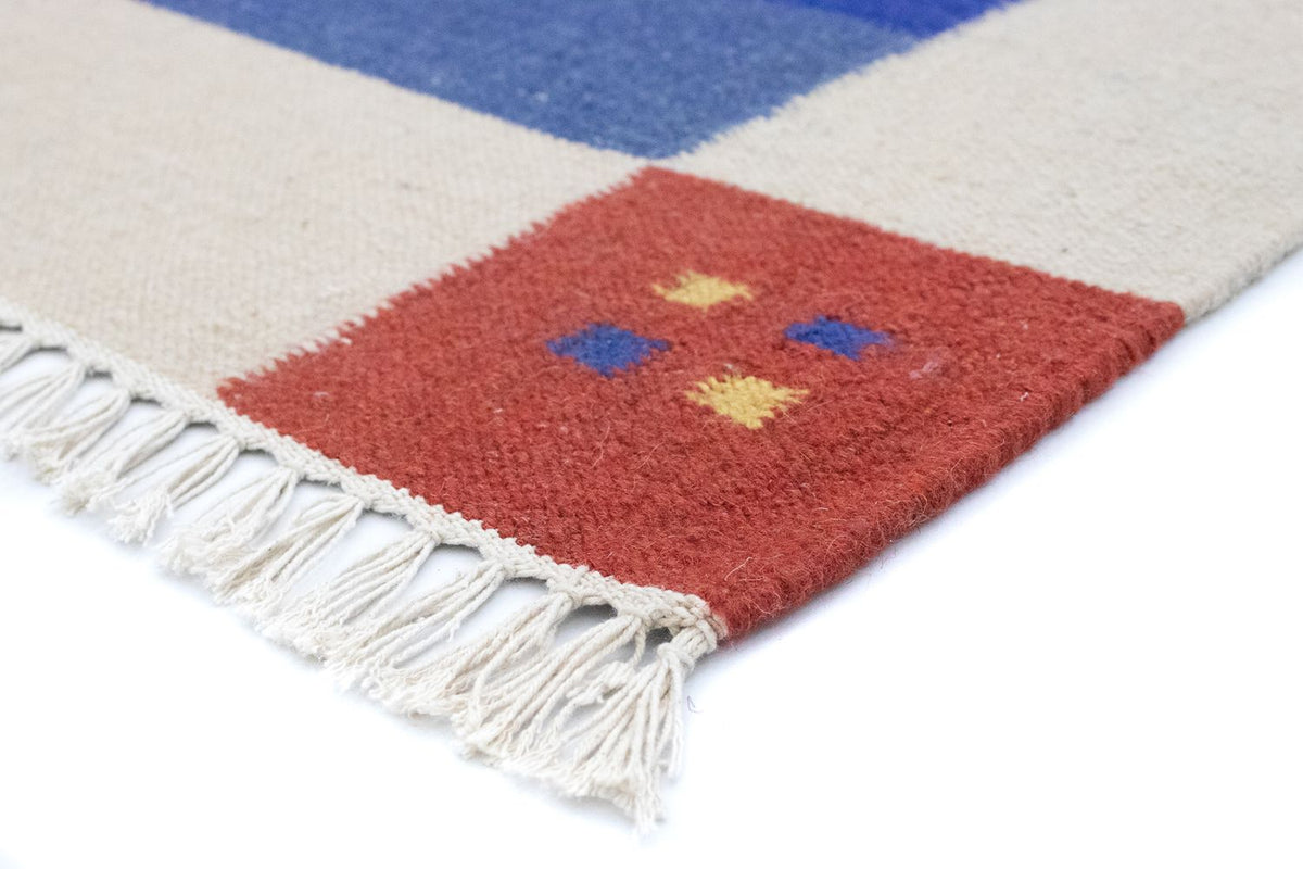 Kelim Rug - Trendy - 180 x 120 cm - blue