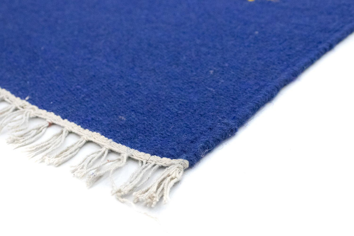Kelim Rug - Trendy - 180 x 120 cm - blue