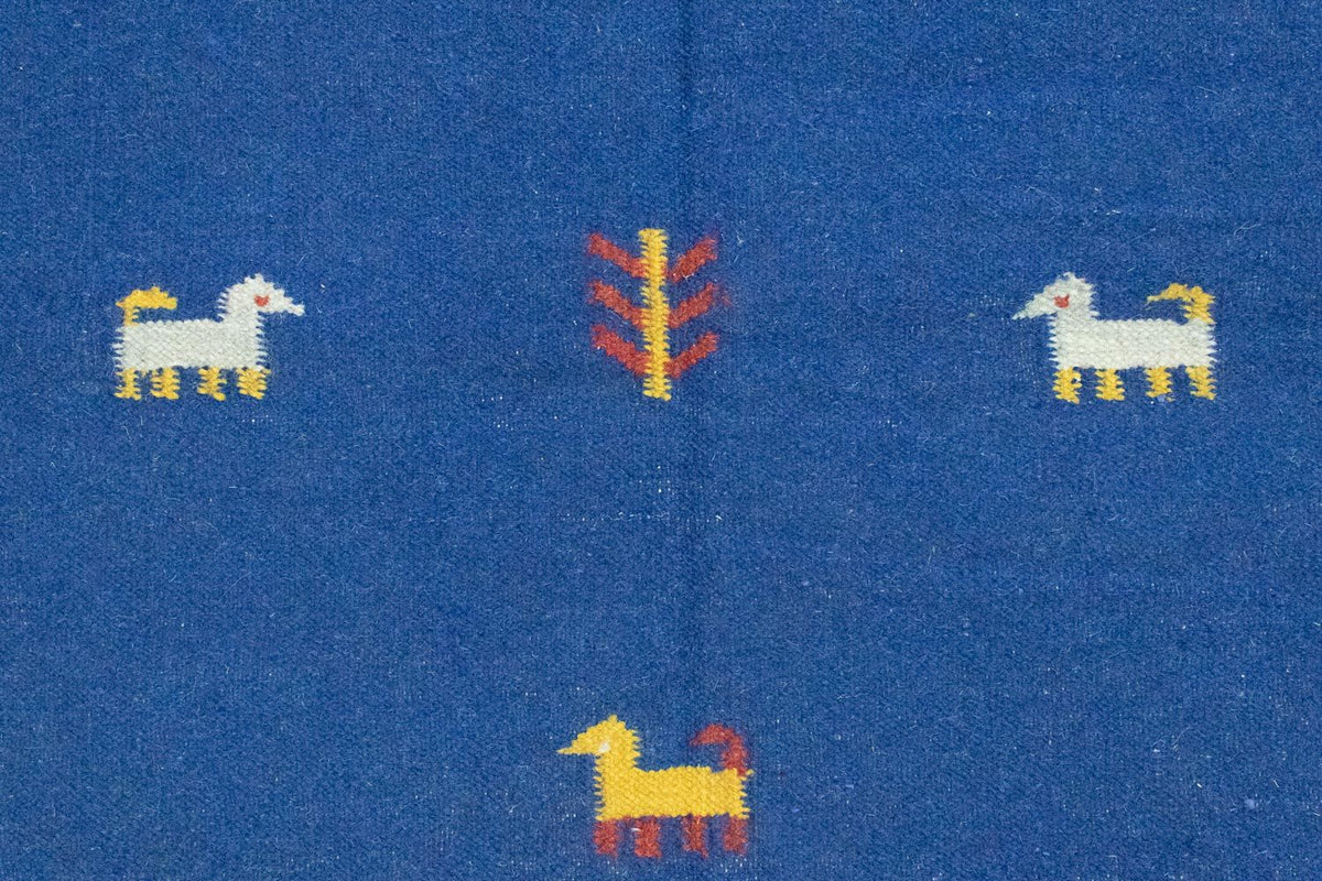 Kelim Rug - Trendy - 200 x 140 cm - blue