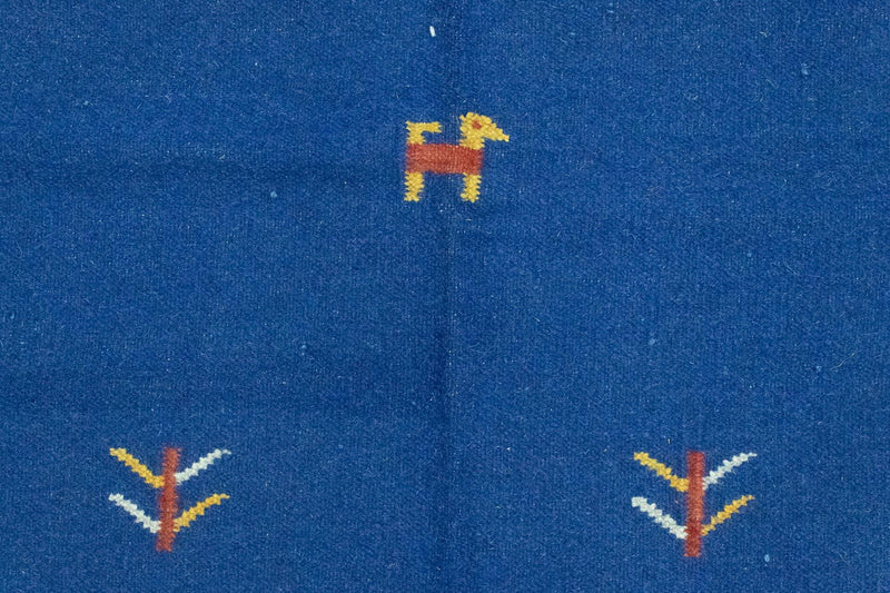 Kelim Rug - Trendy - 200 x 140 cm - blue