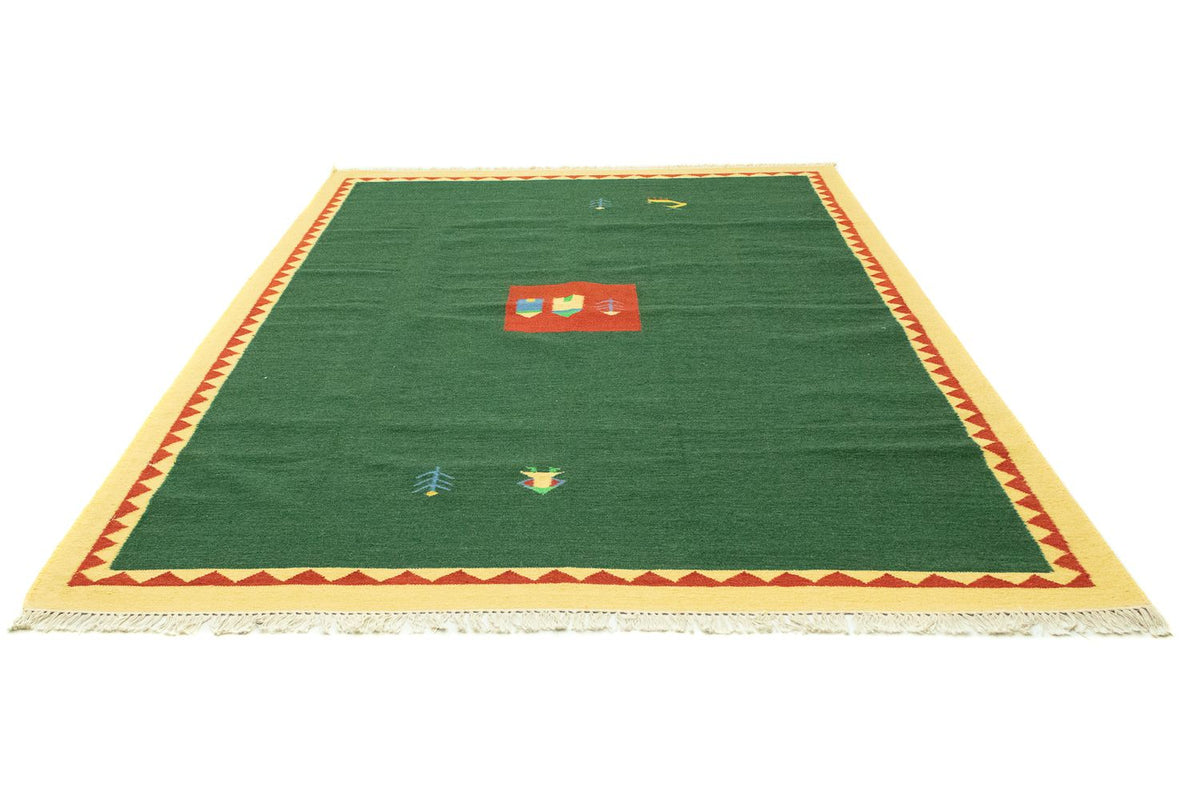 Kelim Rug - Trendy - 300 x 200 cm - dark green
