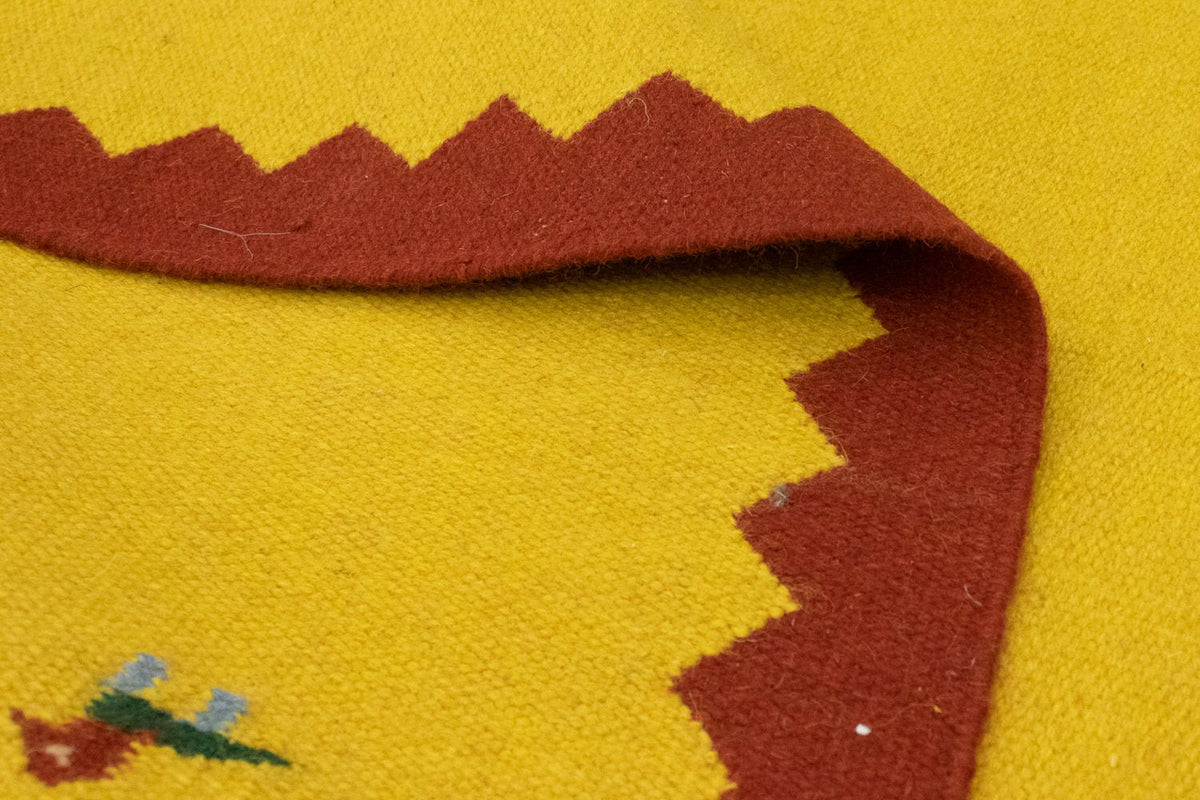 Kelim Rug - Trendy - 180 x 120 cm - yellow