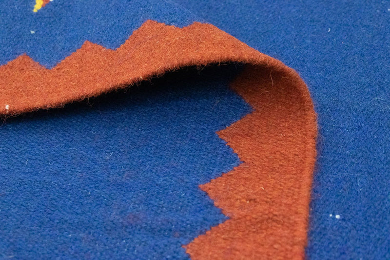 Kelim Rug - Trendy - 180 x 120 cm - blue