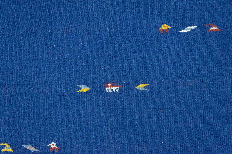 Kelim Rug - Trendy - 180 x 120 cm - blue