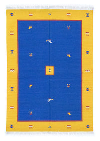 Kelim Rug - Trendy - 200 x 140 cm - blue