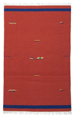 Kelim Rug - Trendy - 180 x 120 cm - red