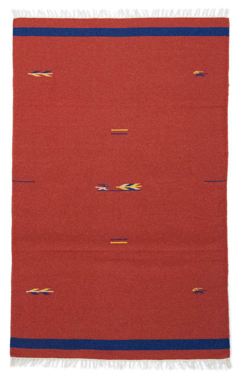 Kelim Rug - Trendy - 180 x 120 cm - red