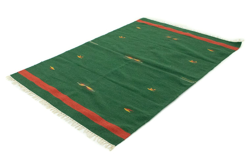Kelim Rug - Trendy - 180 x 120 cm - dark green