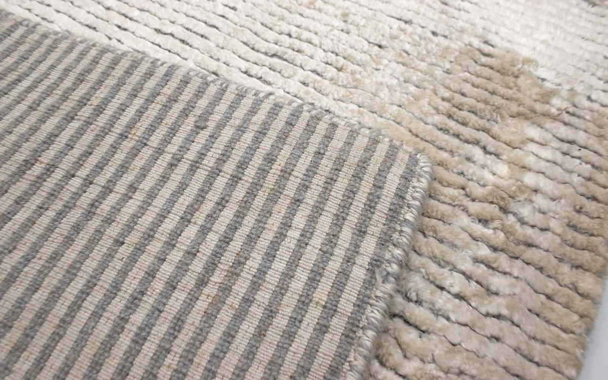 Viscose Rug - 95 x 65 cm - beige