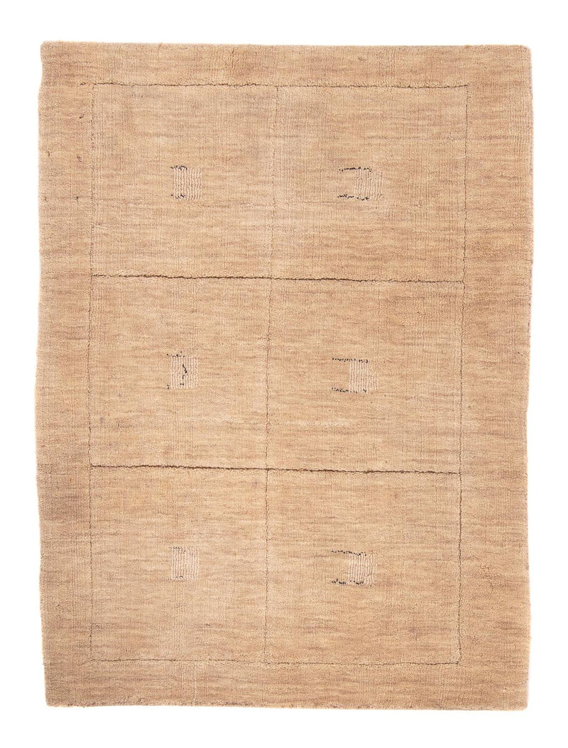 Gabbeh Rug - Loribaft Softy - 117 x 85 cm - light beige