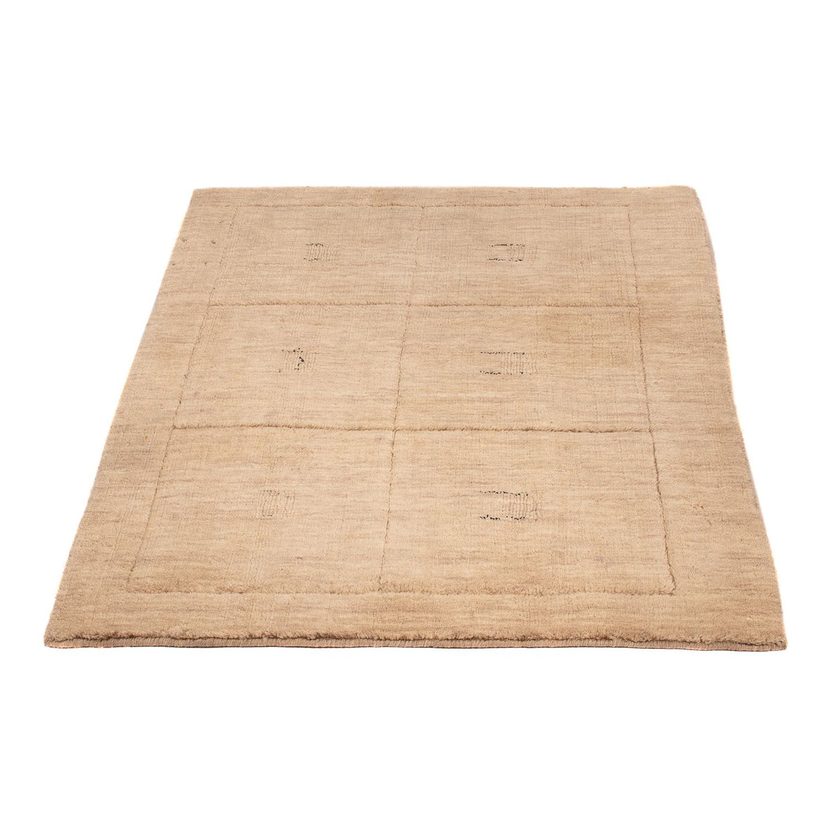 Gabbeh Rug - Loribaft Softy - 117 x 85 cm - light beige