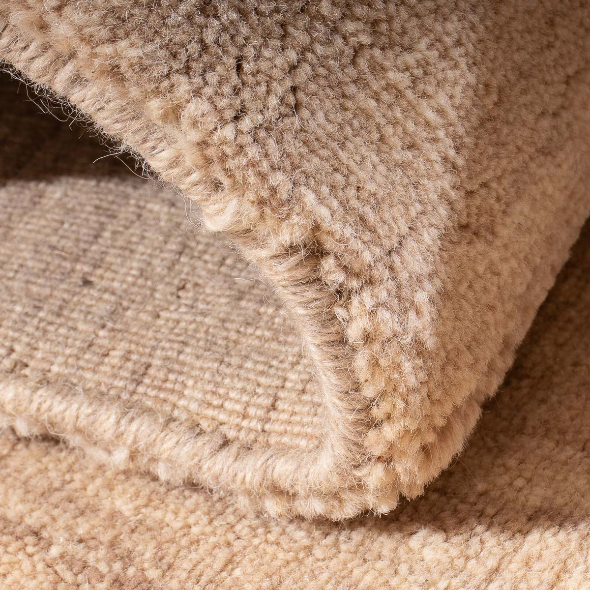 Gabbeh Rug - Loribaft Softy - 117 x 85 cm - light beige