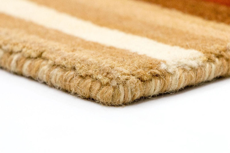 Wool Rug - 177 x 116 cm - beige