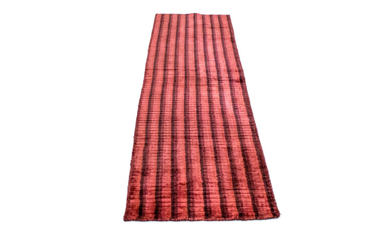 Runner Viscose Rug - 203 x 63 cm - red