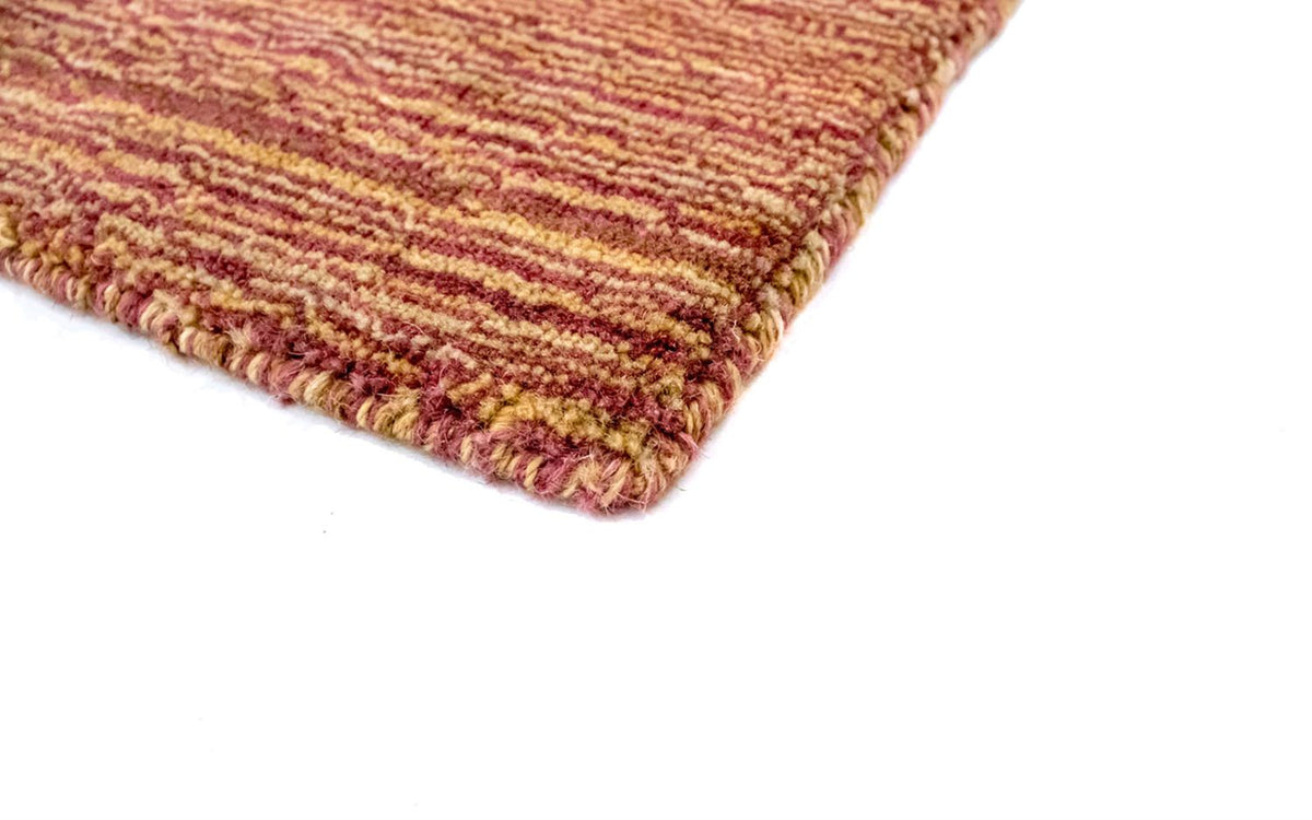 Wool Rug - 136 x 72 cm - brown