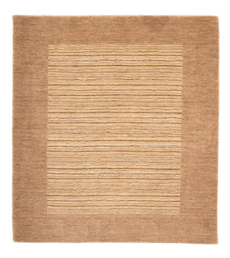 Gabbeh Rug - Loribaft Softy - 117 x 91 cm - light brown