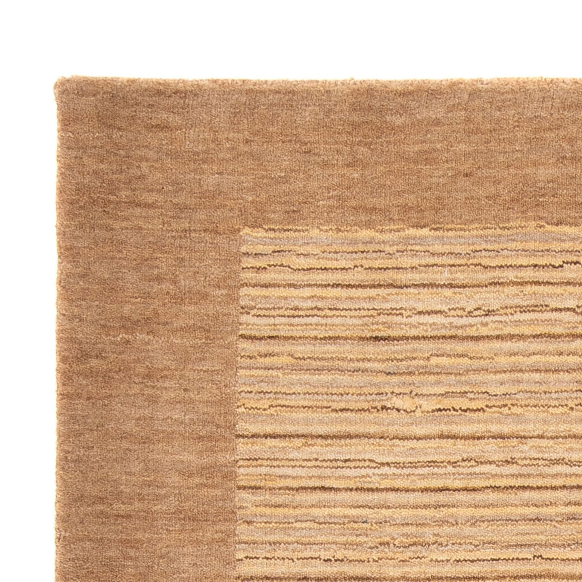 Gabbeh Rug - Loribaft Softy - 117 x 91 cm - light brown