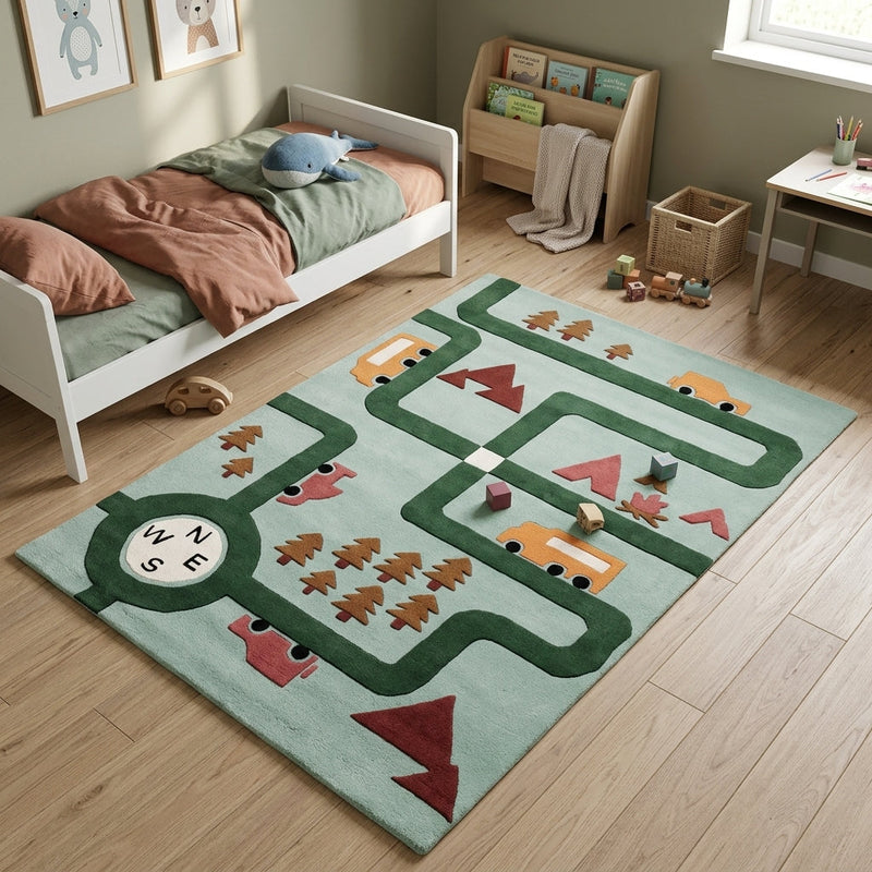 Play Street Cars Kids Rug