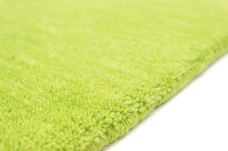 Runner Gabbeh Rug - Indus - 400 x 80 cm - lime green