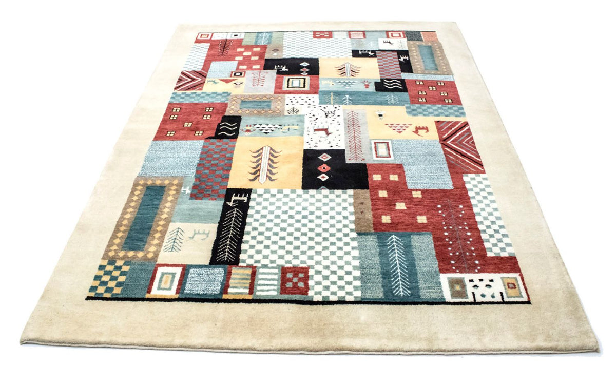 Gabbeh Rug - Loribaft Perser - 198 x 150 cm - colorful