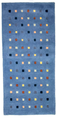 Nepal Rug - 140 x 70 cm - light blue