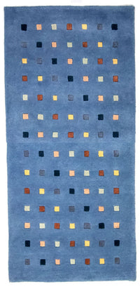 Nepal Rug - 140 x 70 cm - light blue