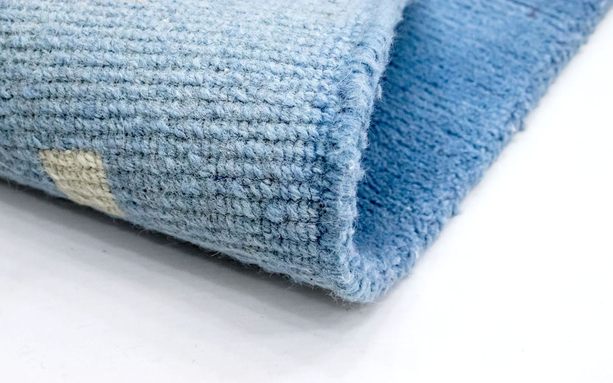 Nepal Rug - 140 x 70 cm - light blue