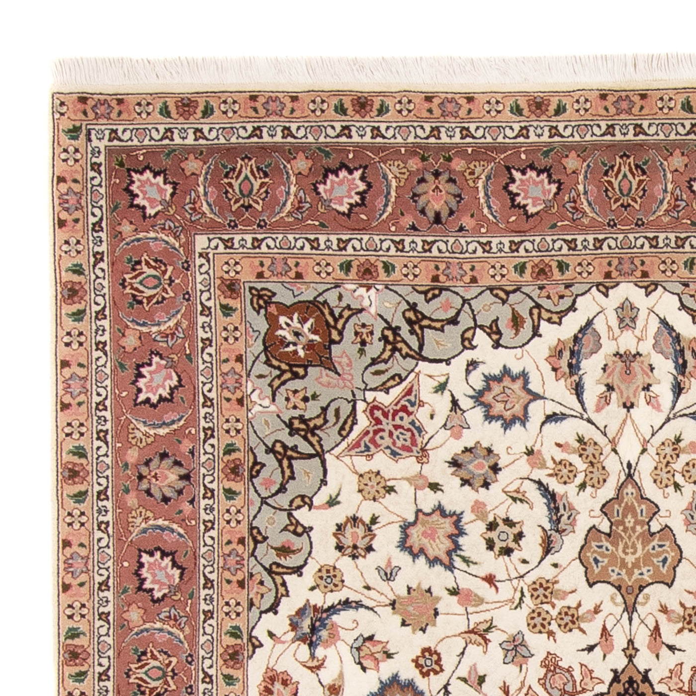 Tabriz - 50 Raj Rug 214x149cm - Persian Rugs