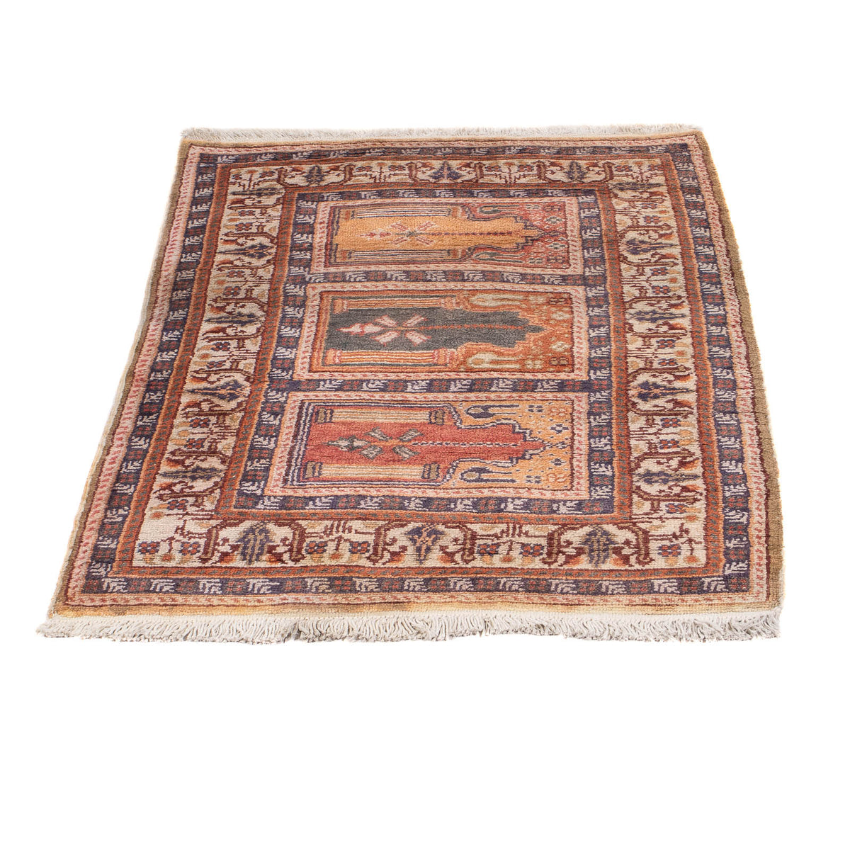 Silk Rug - Kayseri - 97 x 61 cm - multicolored
