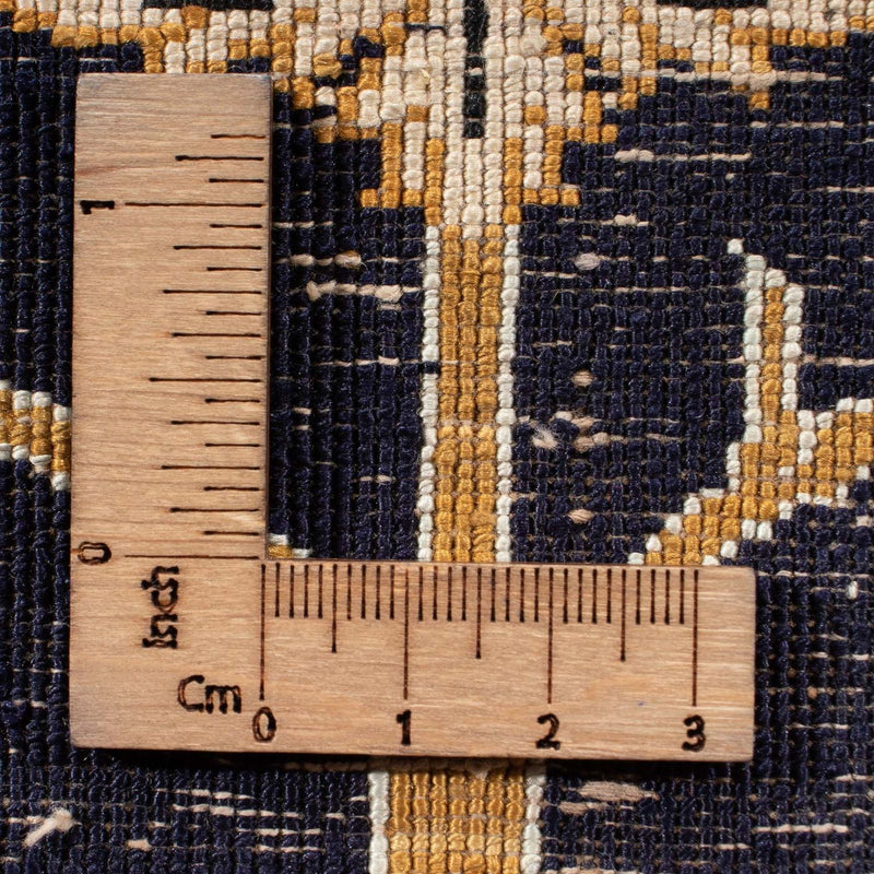 Silk Rug - Ghom Silk - Premium - 72 x 57 cm - dark blue