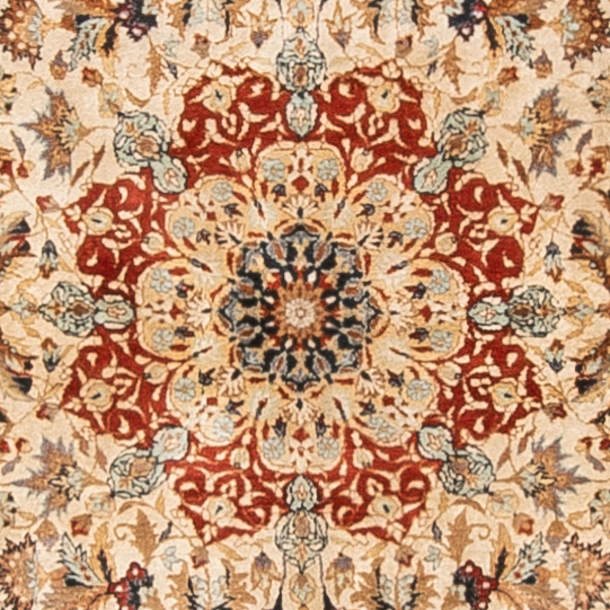 Silk Rug - Chinese Silk - 154 x 94 cm - multicolored