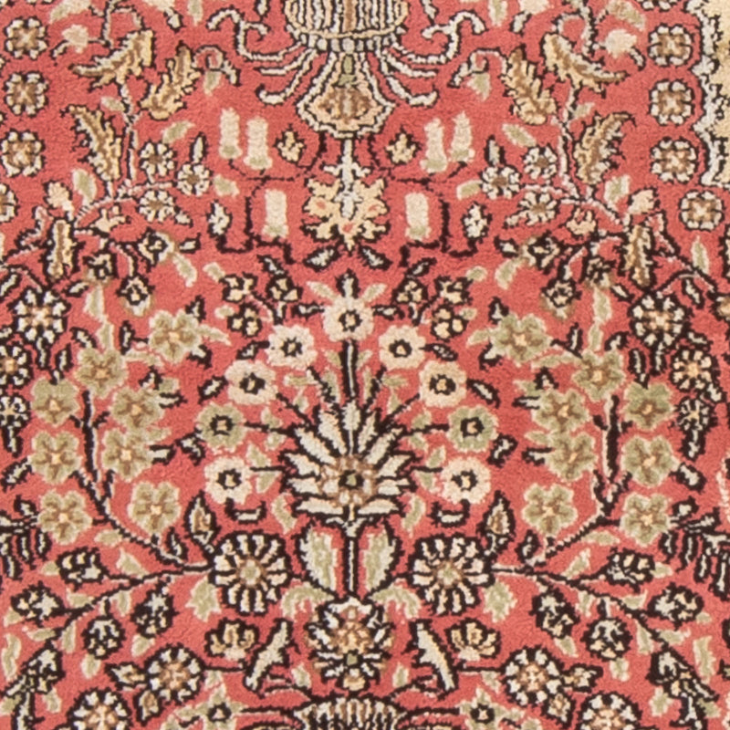 Silk Rug - Chinese Silk - 86 x 64 cm - red