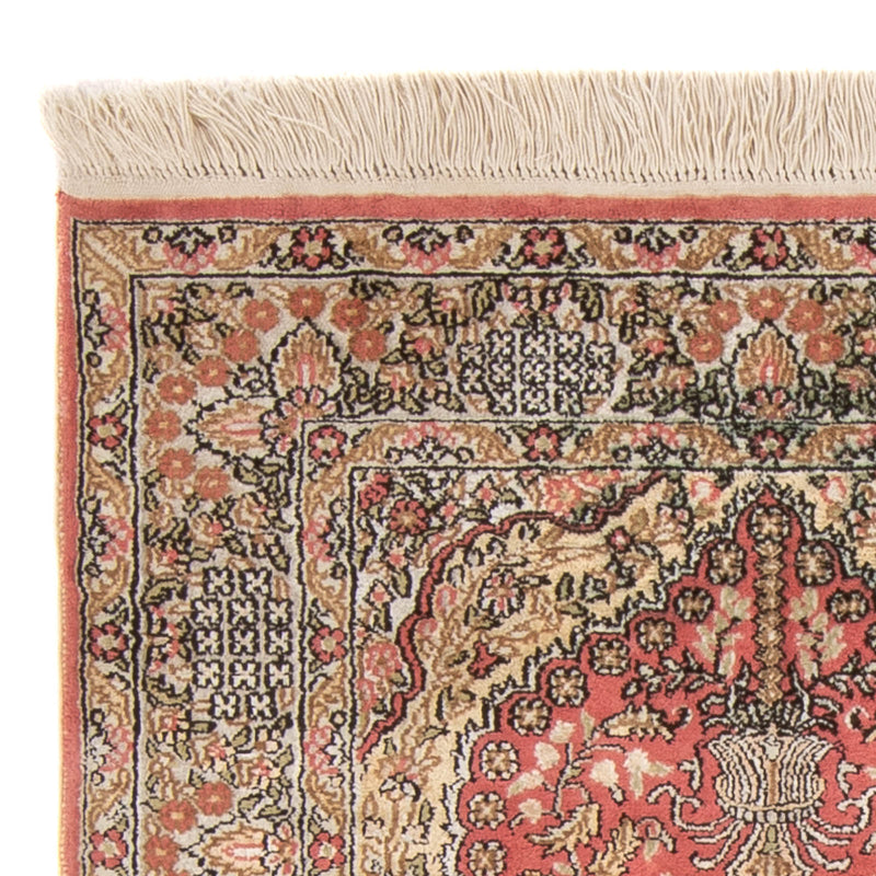 Silk Rug - Chinese Silk - 86 x 64 cm - red