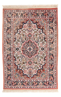 Silk Rug - Chinese Silk - 91 x 63 cm - beige