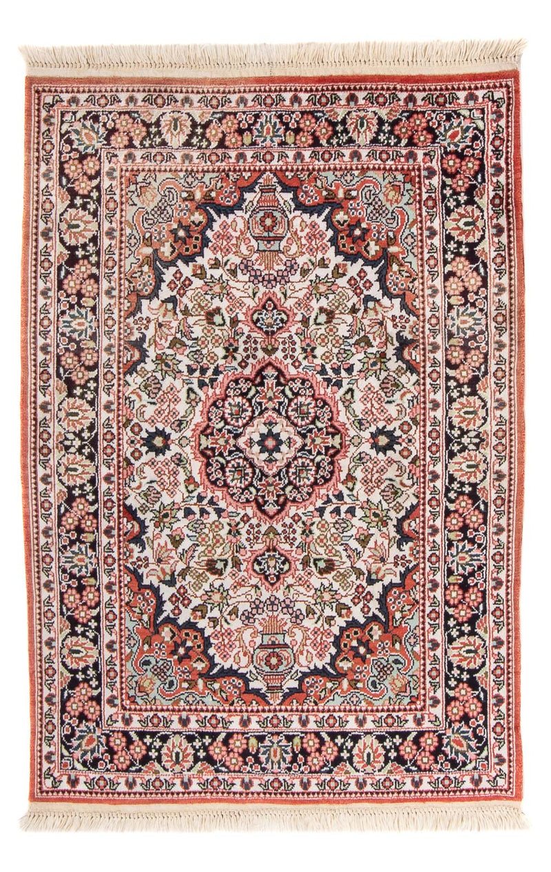 Silk Rug - Chinese Silk - 91 x 63 cm - beige