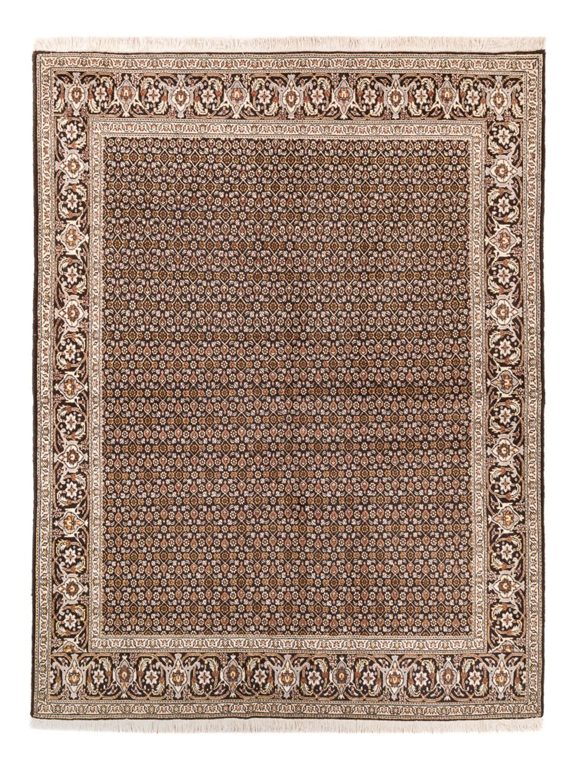 Perser Rug - Tabriz - Royal - 195 x 154 cm - dark beige