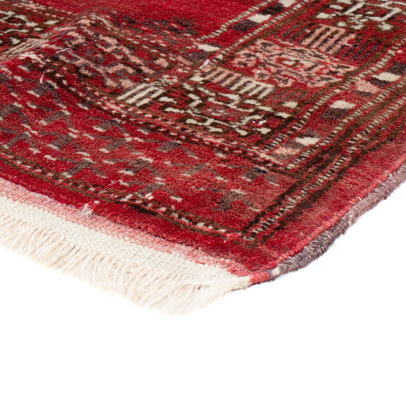 Turkaman Rug - 121 x 83 cm - dark red