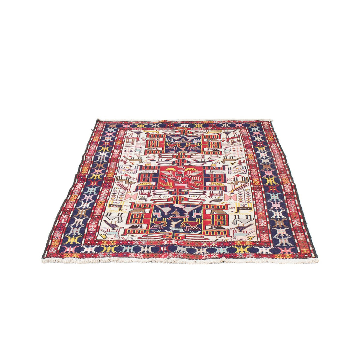 Runner Kelim Rug - Oriental - 135 x 109 cm - multicolored