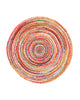 Jute Carpet Rug Indigo Stripy