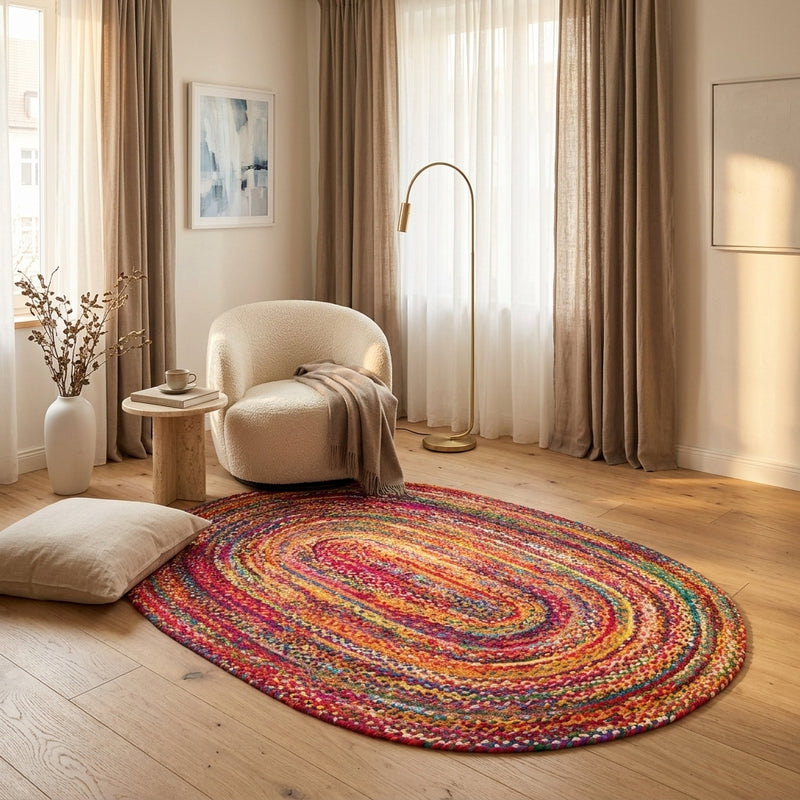 Jute Carpet Rug Vance - Wool Rug
