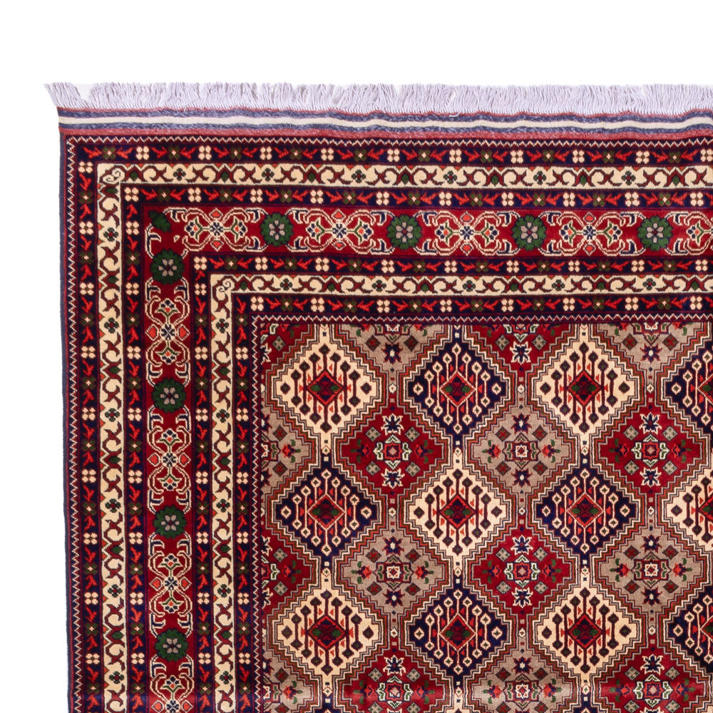Afghan Rug - 382 x 290 cm - dark beige