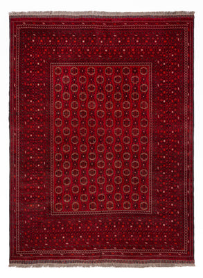 Afghan Rug - Bukhara - 276 x 200 cm - red